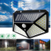 Lampa solara 100 LED-uri cu senzor de miscare