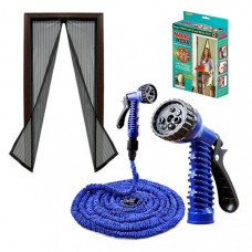 Furtun extensibil Magic Hose 22.5m.+ Perdea magnetica antiinsecte