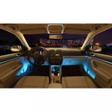 Banda decorativa auto led 3 metri pentru interiorul masinii