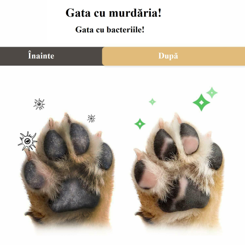 Aparat curatare si dezinfectare labute, pentru caini, pisici sau