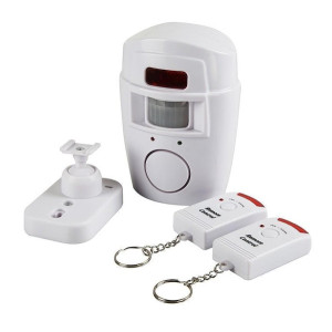 Alarma wireless cu 2 telecomenzi si senzor de miscare cu infrarosu